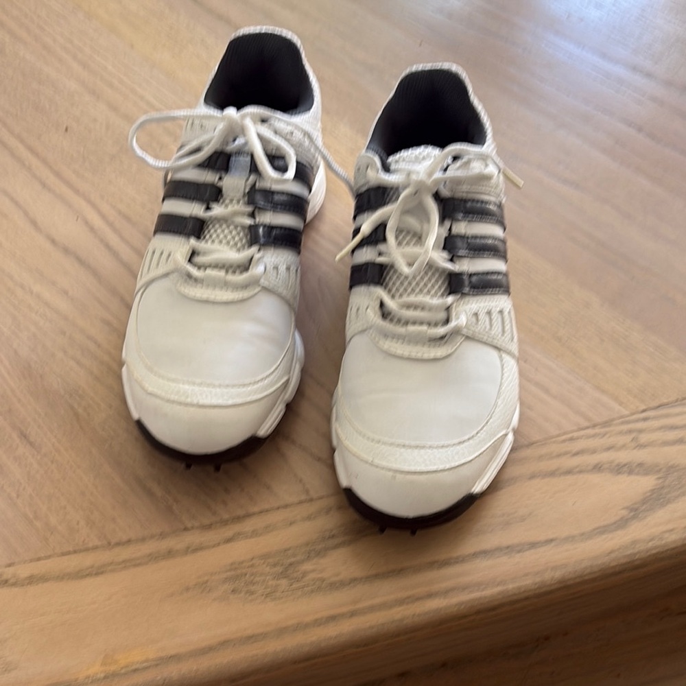 Adidas Classic White and Black Sneakers